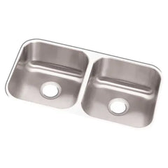 ELKAY RCFU3118 SINK 31X18 NHL SS DBL BWL DCFU3118/RCFU3118 UNDERMOUNT