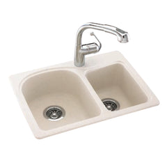 Swan KS02518DB.064 Sink 25X18 1HL DBL BWL Purple Sage