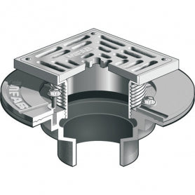 Mifab F1103-C-S8-1 Drainage Grate Frame with Cable Outlet
