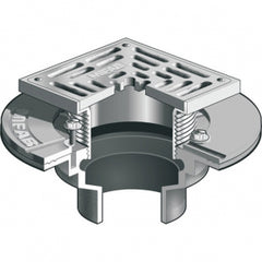 Mifab F1103-C-S8-1 Drainage Grate Frame with Cable Outlet