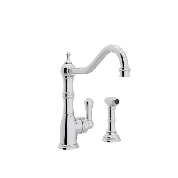 ROHL U.4746EB-2 SINK FCT 1HL SGL LVR ENGLISH BRNZ W/SPRAY