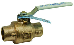 AaLBERTS IPS AMERICAS INC. 77CLF20801 BALL VALVE 2 BRNZ CXC FULL PORT