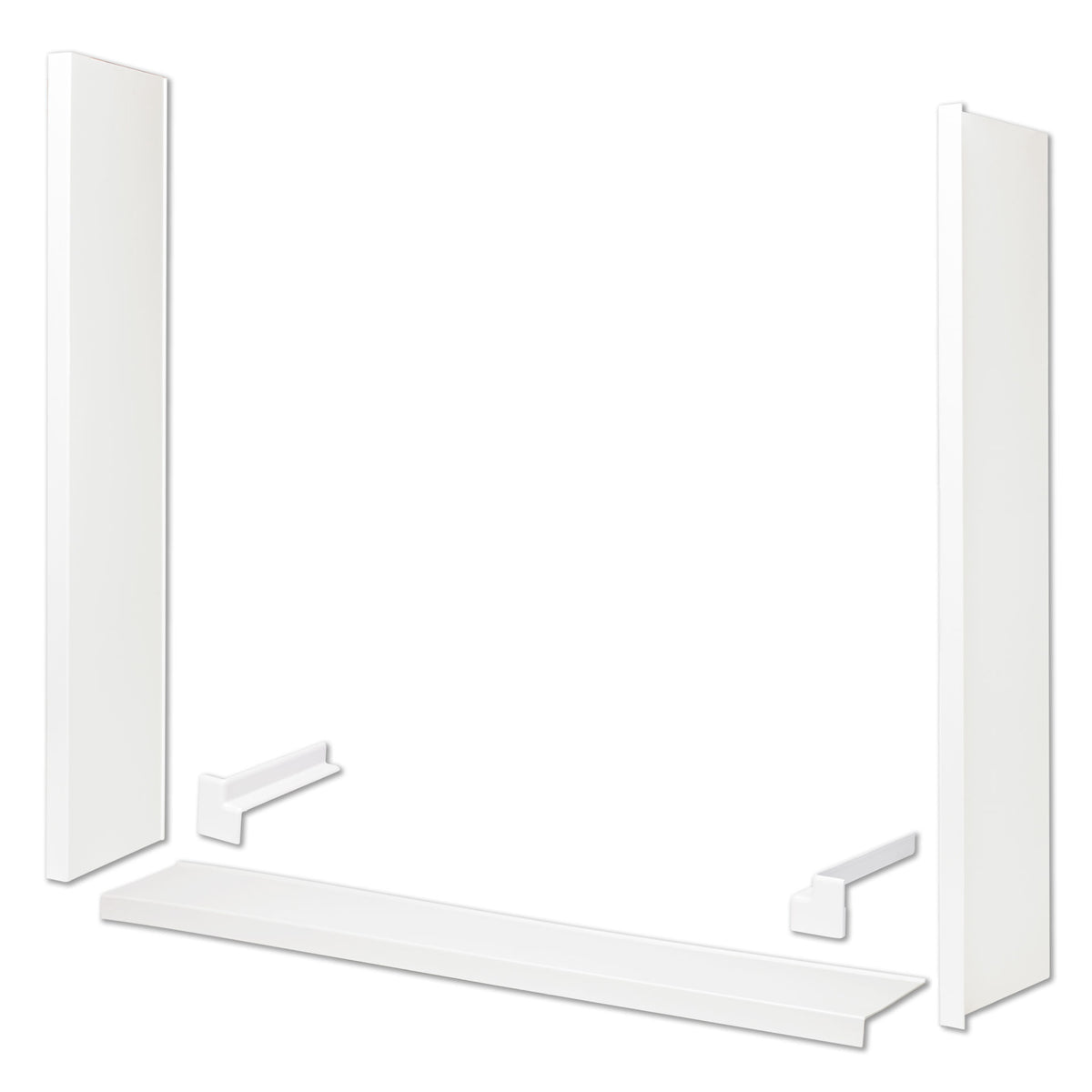 E.L. Mustee & Sons Inc 300.600W Trim Kit Fiberglass White for Window Up to 36 Inches Wide x 18 Inches Deep