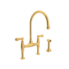 ROHL U.4719L-EG-2 SINK FCT BRIDGE W/SIDESPRAY