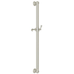 Rohl 1362PN Grab Bar 36in Decorative W/Lvr Handle Slider