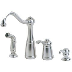 Price Pfister F026-4NSS Sink Faucet with Sprayer for 4HL Sink - Marielle