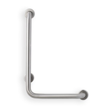 E.L. Mustee 390.308 Grab Bar 1-1/2 SS Smth 90 Degree Angle 24X16