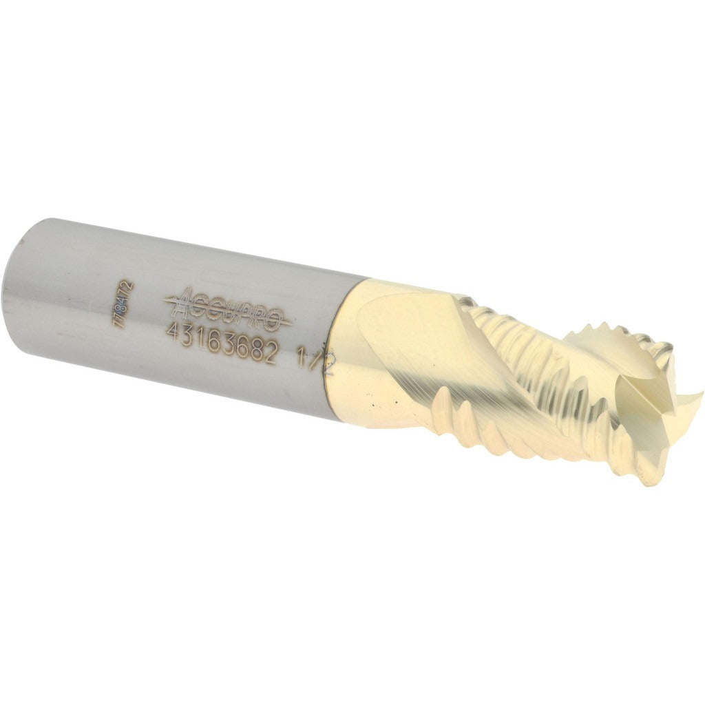 ACCUPRO Accupro 12179644 Corner Radius End Mill 0.5 in 3 Flute Carbide