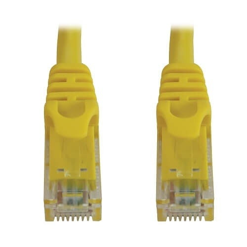 TRIPP LITE Tripp Lite N261-025-YW Cat6a Snagless Patch Cable 25 Feet