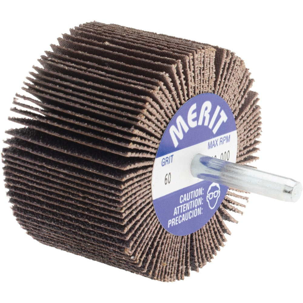 MERIT Merit Abrasives 08834137420 Mounted Flap Wheel 60 Grit