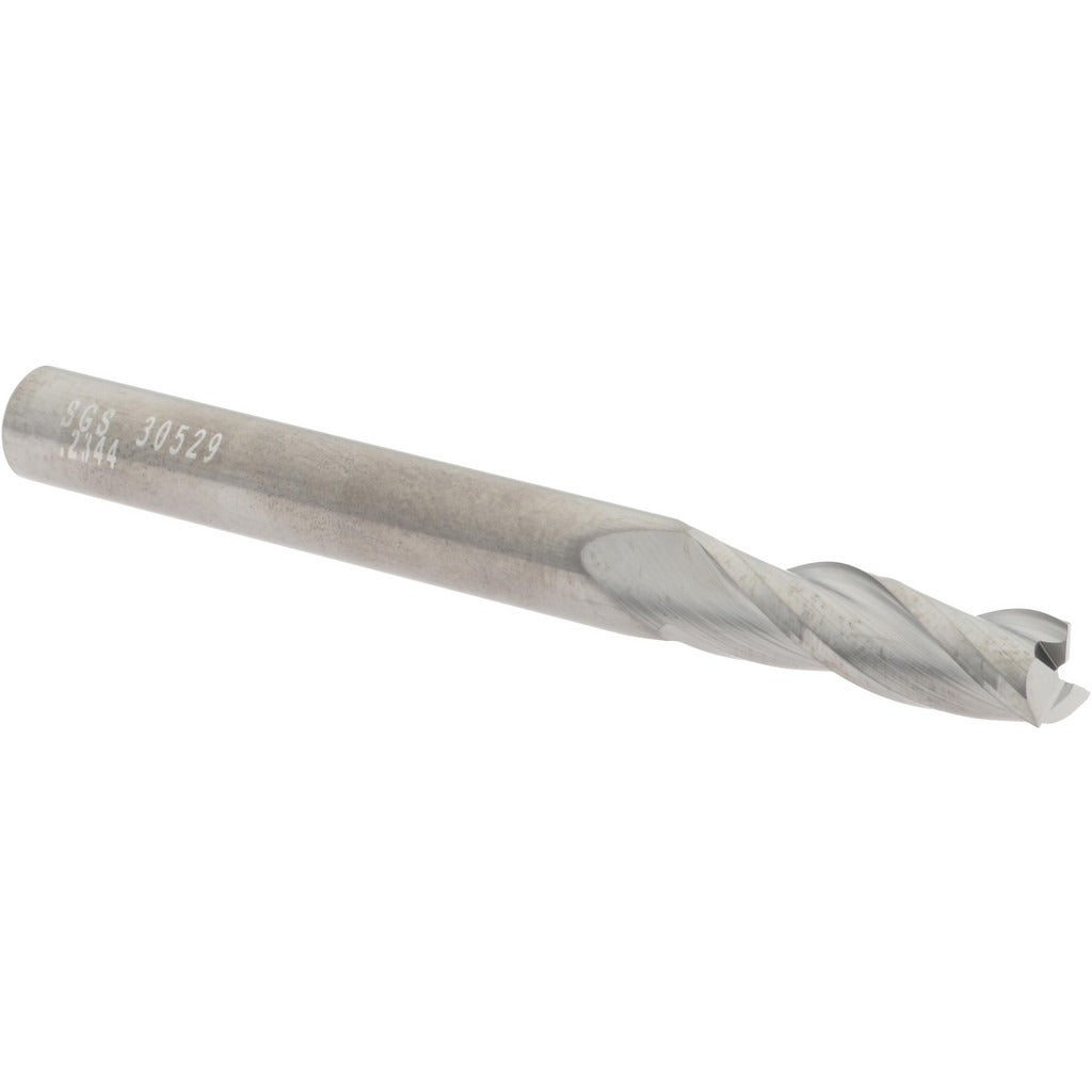 KYOCERA SGS PRECISION TOOLS Sgs 30529 Square End Mill 15/64 in 3 Flute Solid Carbide