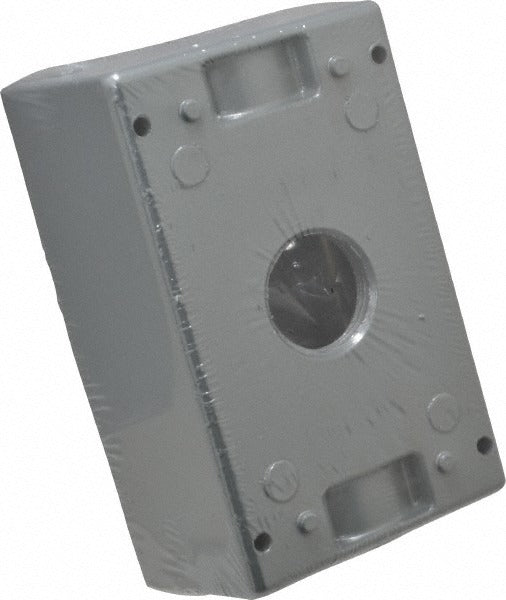 THOMAS & BETTS Thomas Betts DIH3-2-LM Outlet Box Aluminum 1 Gang