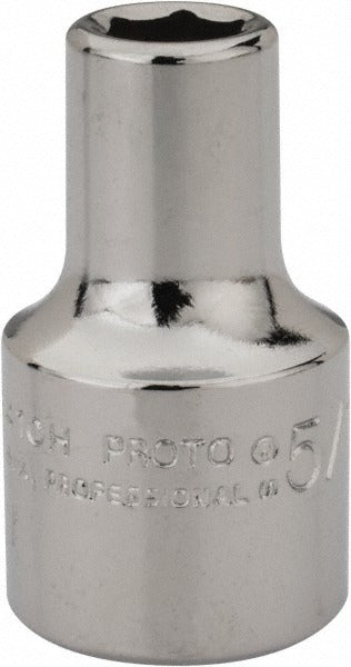 PROTO Proto J5410H Hand Socket 5/16 Inch 6-point Chrome