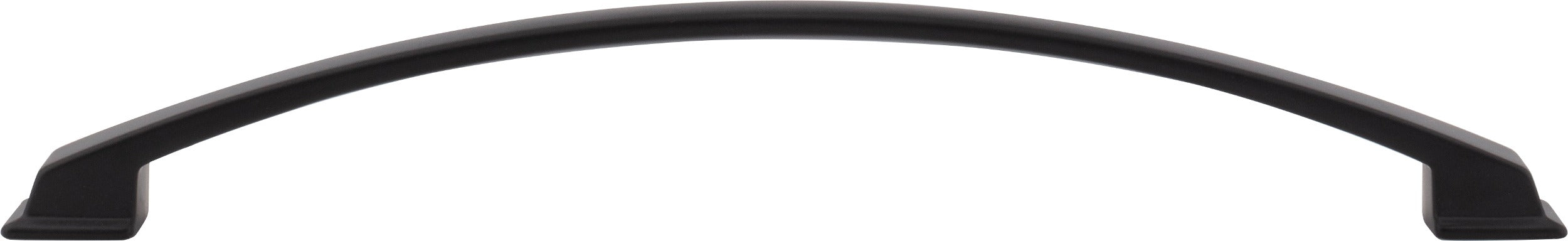 JEFFREY ALEXANDER Jeffrey Alexander 944-224MB Arched Cabinet Pull Matte Black
