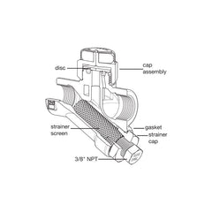 Spirax-Sarco 681083 Disc 1/2 and 3/4 and 1 Inch for TD42L