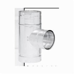 Metal-Fab 4M4ST4 Swivel Tee, 4 in, SureLock, Galvanized