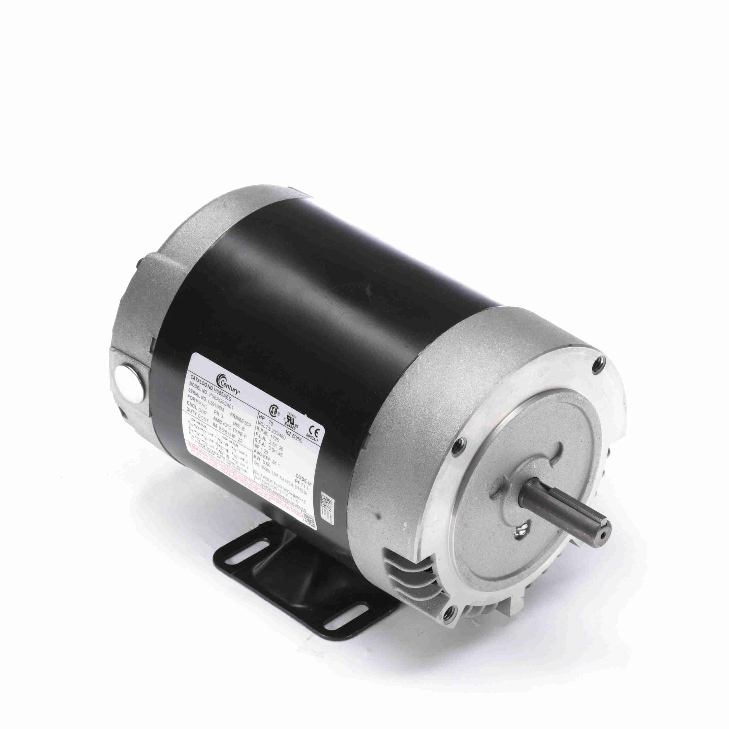 CENTURY MOTORS UH585AES GENERAL PURPOSE MOTORS