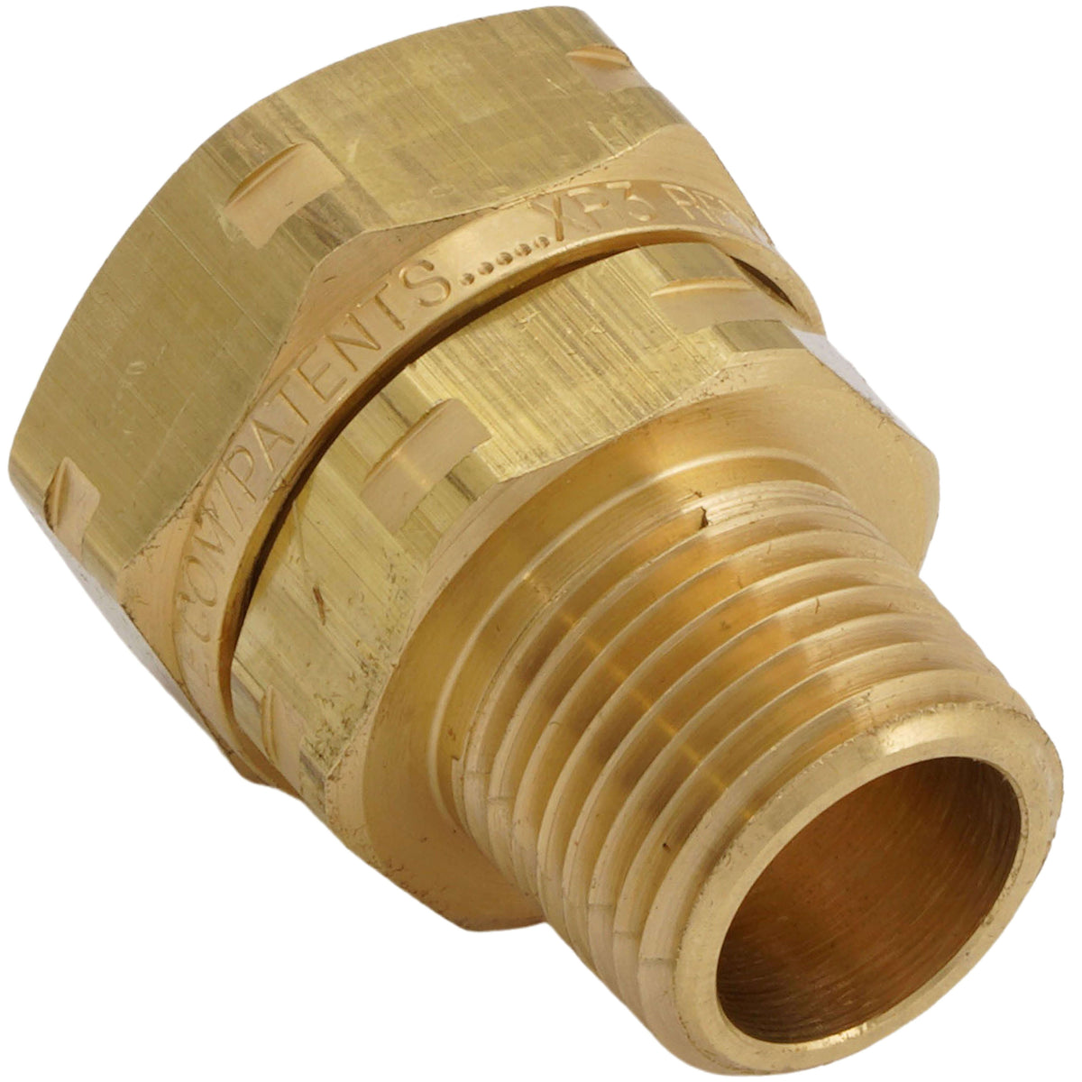 Gastite XR3FTG-8 1/2 Straight Fitting x 1/2 Male NPT