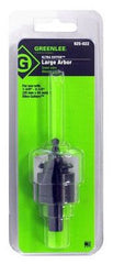 Greenlee 925-022 Large Hole Saw Arbor with Pilot Drill