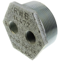 R.W. Beckett 14472 2 NPT x 3/8 FNPT 3-Way Tap Tank Bushing