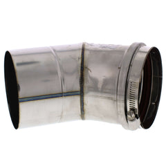 Z-FLEX 2SVEEWCF0445 4 x 45 Z-Vent Single Wall Elbow