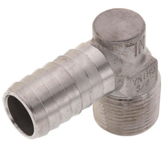 Boshart SSHL-075 3/4 MPT x Insert Stainless Steel Hydrant Elbow