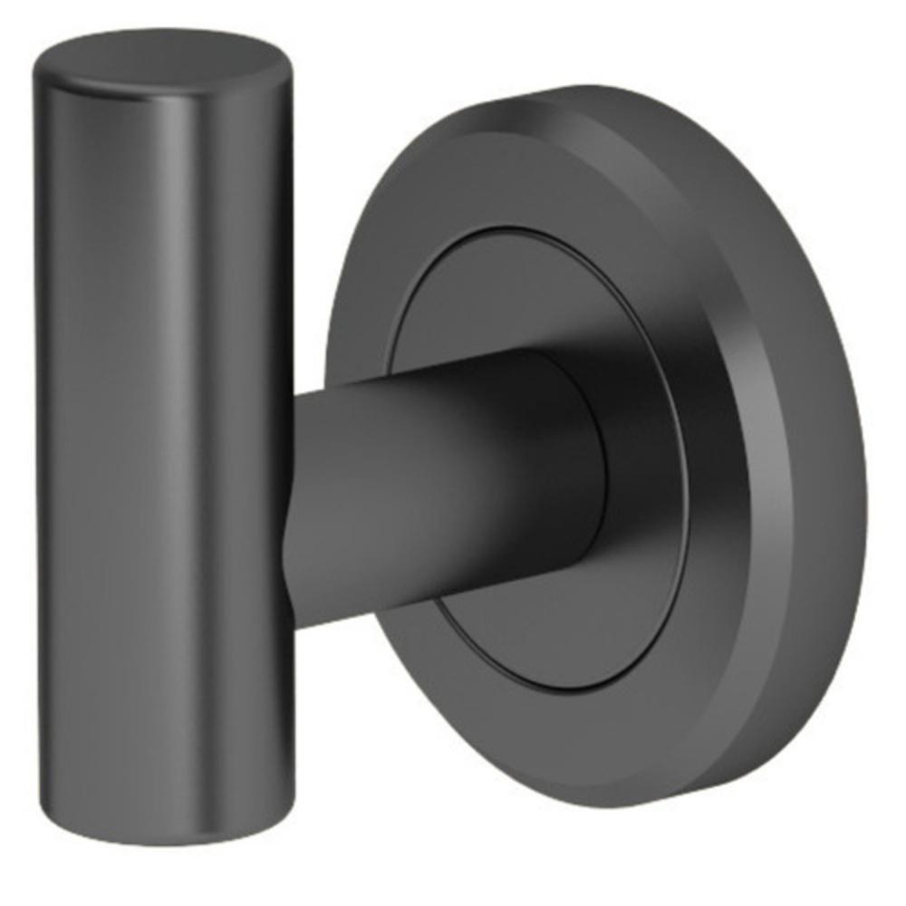 Gatco 4245MX Latitude 2 Single Robe Hook in Matte Black