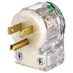 Leviton 8215-CAT Plug BL STR 125VAC 15A 2 3 Trans HOSP