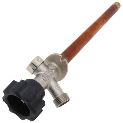 Prier 478-12 400 Series Half-Turn Freezeless Wall Hydrant 12 Length 1/2 MPT x 1/2 SWT Inlet