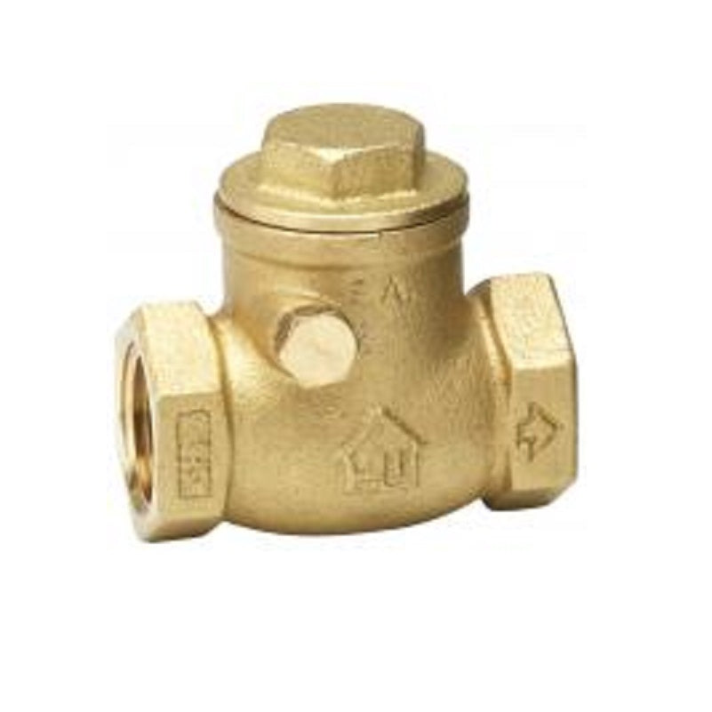 Homewerks Worldwide 240-2-2-2 Swing Check Valve 2 BRS 200 PSI No-Lead