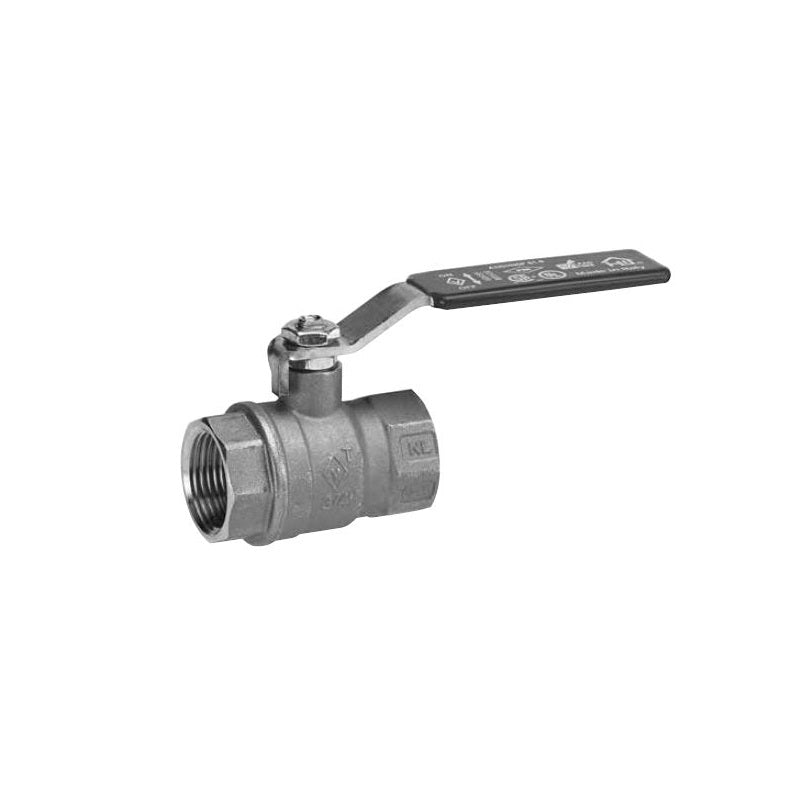 Homewerks Worldwide PBV-112-FIP Ball Valve 1-1/2 Brass Thread Full Port No-Lead