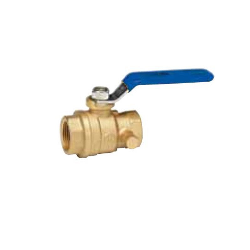 Homewerks Worldwide 119-2-12-PC Ball Valve 1/2 BRS Thrd 500PSI Full Port No-Lead