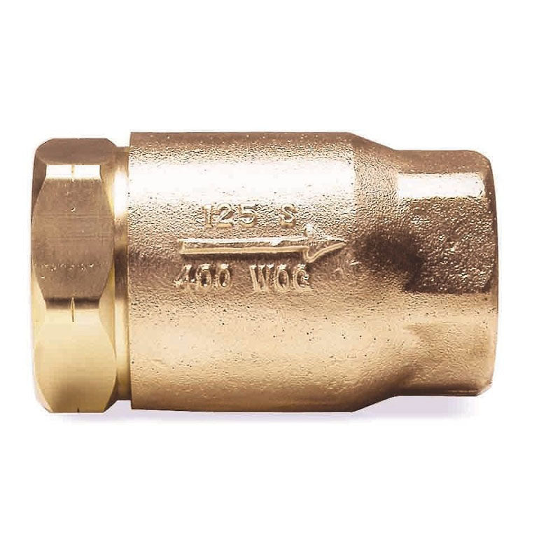 AaLBERTS IPS 6110401 Check Valve 3/4 BRNZ Ball Cone Type