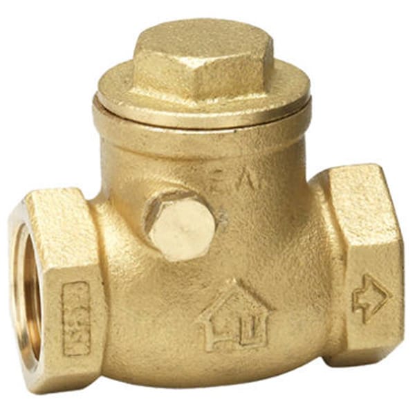 Homewerks Worldwide 240-2-34-34 Swing Check Valve 3/4 Brass Thread 200 PSI No Lead