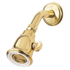 Price Pfister 15-070P Shower Head 15-070P Polished Brass With Arm & Flange