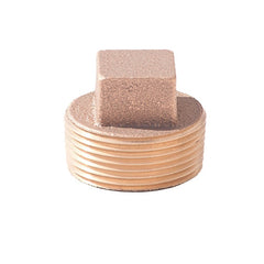 Merit Brass 117-12 Plug 3/4 BRS SQ HEAD CORED 117-12 THRD