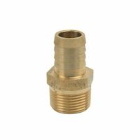 Brasscraft 125-12-12 Hose Barb 3/4X3/4 MPT Brass 125-12-12