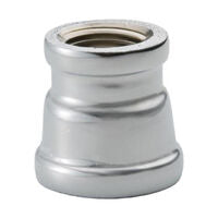 Merit Brass C112-0604 Reducer 3/8X1/4 Chrome 125# Thrd