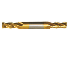 Greenfield C33091 End Mill 3/4 4FL DBL C33091 HSS TIN CC REG LGTH