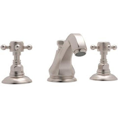 ROHL A1808XMSTN-2 LAV FCT W/CRSS HDLS SN HEX SPOUT