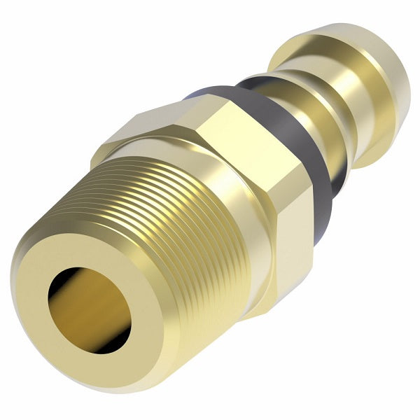 Danfoss 10004B-104 Hose Barb 1/4 Brass Push On X MPT 10004B-104