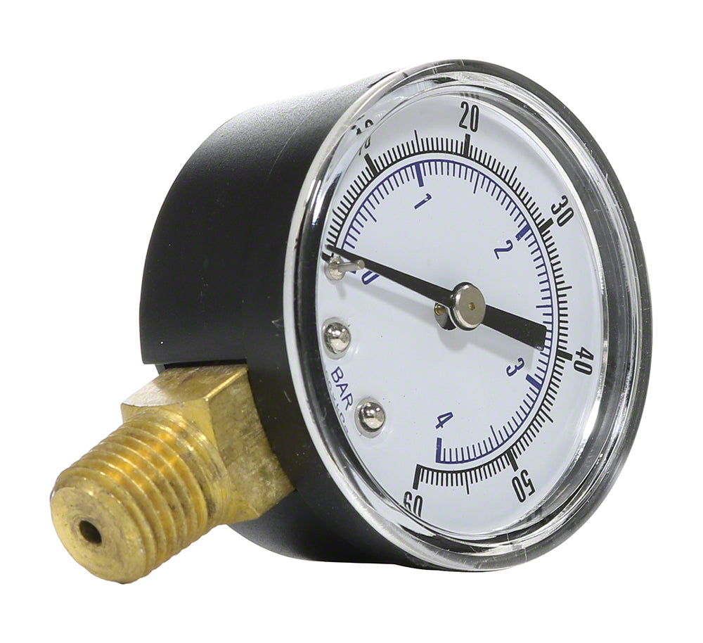 Waterco 30B3000 Pressure Gauge Waterco Baker Hydro 0-50psi Bottom Mount