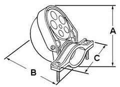 BRIDGEPORT 1260 BRI 1260 4-IN CLAMP ENTR CAP