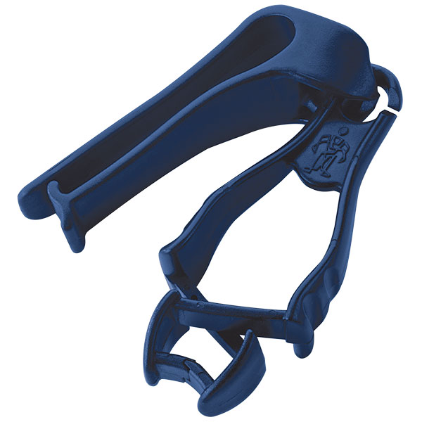 Ergodyne 19142 Metal Detectable Grabber, Belt Clip Mount, Blue Acetal - Pkg Qty 6