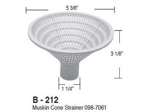 Aladdin B-212 Basket for Muskin Cone Strainer 098-7061