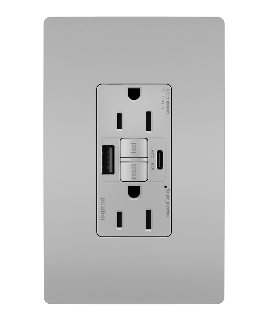 LEGRAND 1597TRUSBACGRY GFCI BREAKERS
