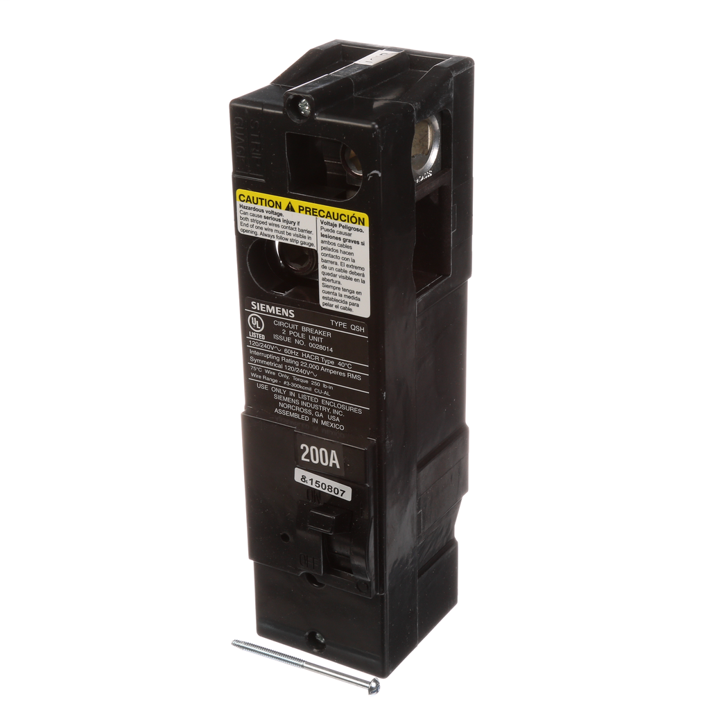 SIEMENS QS2200H CIRCUIT BREAKERS