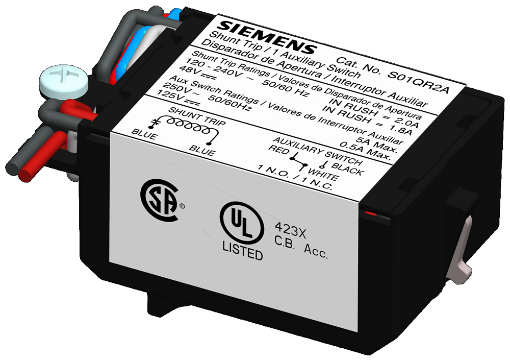 SIEMENS S01QR2 CIRCUIT BREAKERS