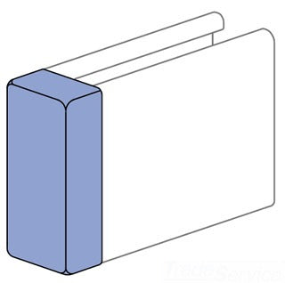 UNISTRUT P2860-50-VY DUCT END CAPS