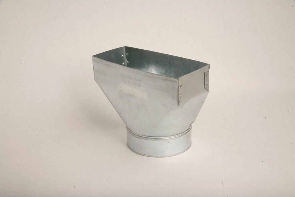 GRAY METAL SOUTH 10X6X6-110R DUCT BOOTS